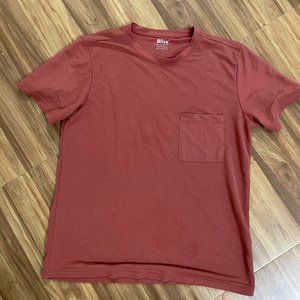 Pocket tee red Heather Size L